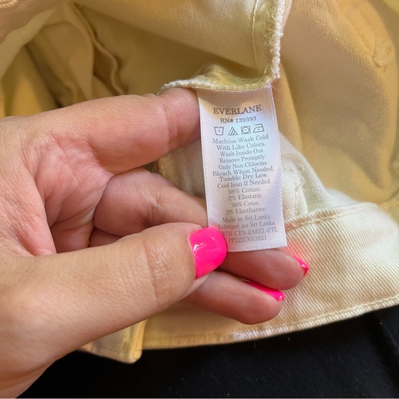 Everlane the utility barrel pant in bone size 00 - Picture 9 of 10